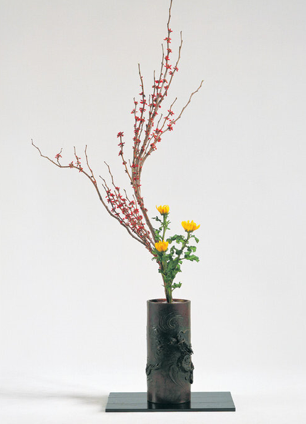 Composición correcta de Ikebana